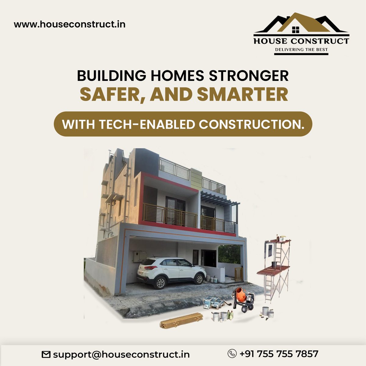 houseconstruct_'s tweet photo. Building homes stronger, safer, and smarter with tech-enabled construction. At House Construct, we blend innovation with expertise to ensure your home exceeds expectations in durability and comfort. Trust us to build your future securely.

#buildhome #DreamHome  #BuildYourHome https://t.co/h610RVYg0Z