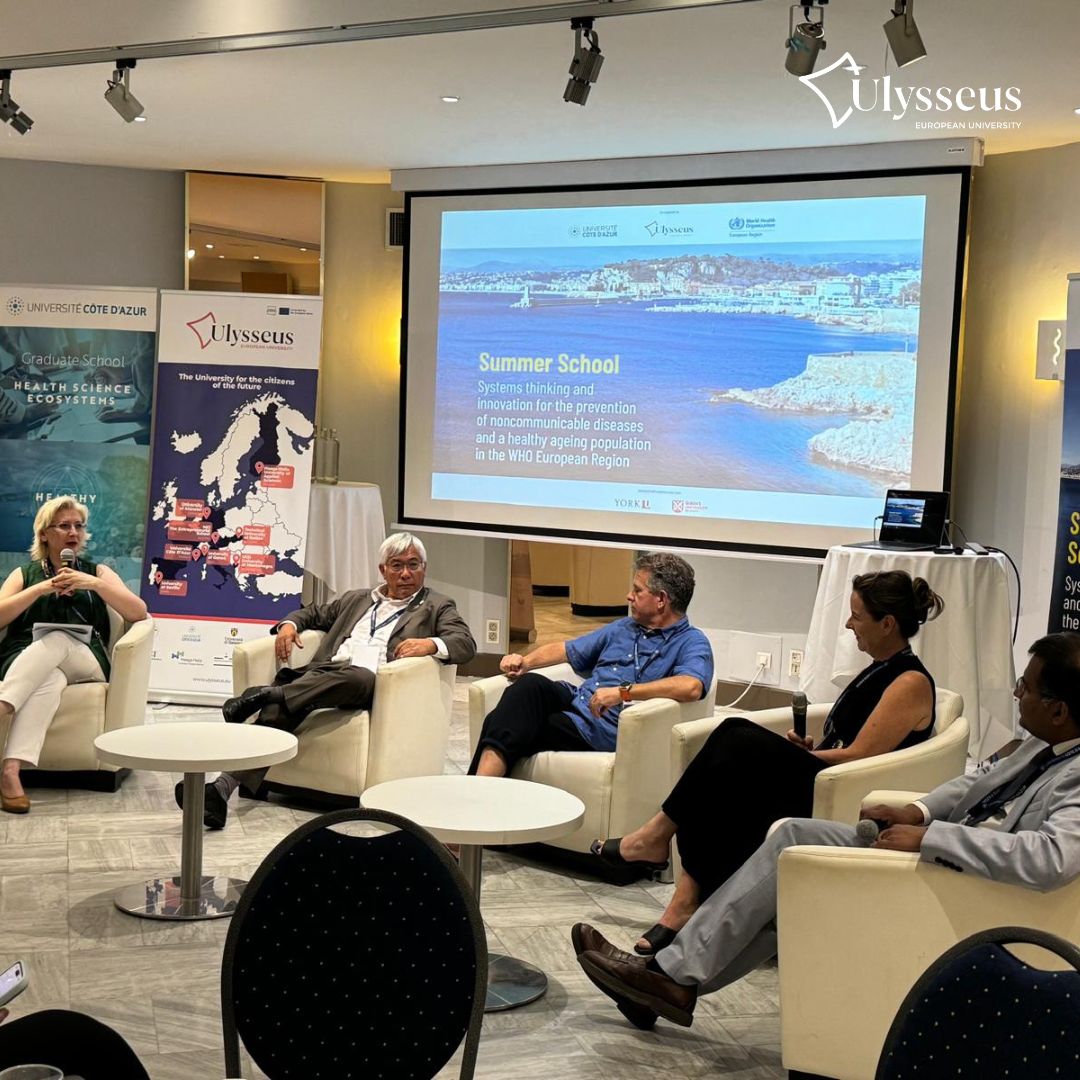 Ulysseus_eu's tweet photo. 🌟Ulysseus' journey in Nice!🌟 We're excited to share that the 4-day Summer School on 'Systems Thinking and Innovation for the Prevention of NCDs and Healthy Ageing' is happening now at Université Côte d’Azur, Nice! 🏫🌴 https://t.co/FZ9l4PhskF
