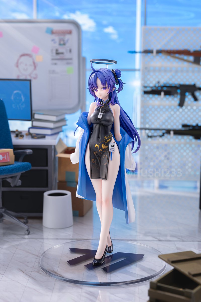 HUSHI233's tweet photo. #WF2024S #ブルアカ #BlueArchive #早瀬ユウカ
『早瀬ユウカ - チャイナドレス ver』
イラスト：はれんちとめこ(@tomee07)
原型：虎狮喵(@HUSHI233)
色彩：小碗熊NewType(@SmallBowlBearNT)
摄影：カナエ(@kanaefretice)
価格：20000 円
5-16-12 ピクニック工房
初めてWFに参加します。皆さんのご来場と交流を心よりお待ちしております。どうぞよろしくお願いします！💙💙💙