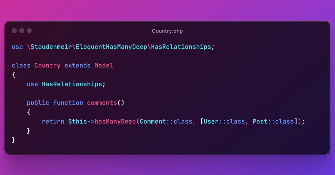 Untangle complex nested relationships in Laravel with the Eloquent Has Many Deep package! A must-have for intricate data structures. Explore now! 🚀

👉 buff.ly/3W1aJh1 
#Laravel #PHP #Eloquent #WebDevelopment #CodingLife #DeveloperTools