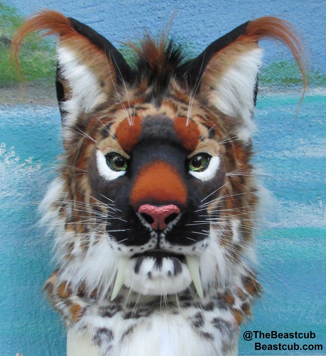 What started as a project using 1 spotted fur fabric turned into a