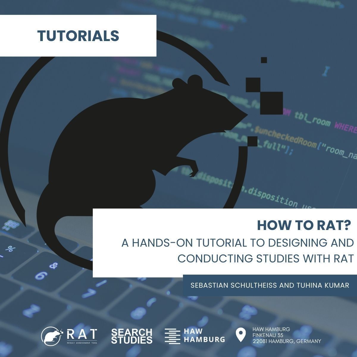 RAT Community Meeting 2024 🐀: Tutorial: How to RAT? 

🎤: Sebastian Schultheiß, HAW Hamburg, Germany
🎤: Tuhina Kumar,  HAW Hamburg, Germany
🗓️: 27th September 
📍Hamburg, Germany

Register for the RAT Community Meeting 2024 at: rat2024.eventbrite.de  🎟️ 
#RATSoftware