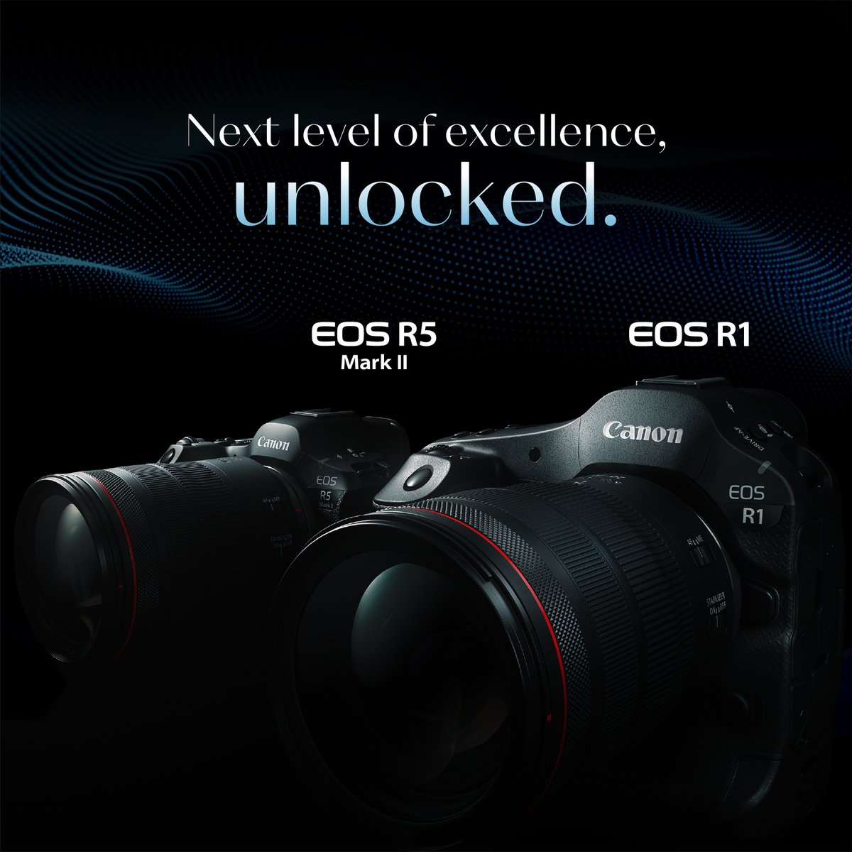 Canon_India's tweet photo. Get ready for the greatest reveal of 2024!​
Introducing the brand-new EOS R1 and EOS R5 Mark II. Elevate your videography and photography to new heights with the masters of light. Stay tuned for the latest updates and details!​

​#EOSR1 #EOSR5MarkII #BigReveal #TimelessLegacy #DelightingYouAlways #MasterConclave2024 #CanonIndia #CANwithCanon