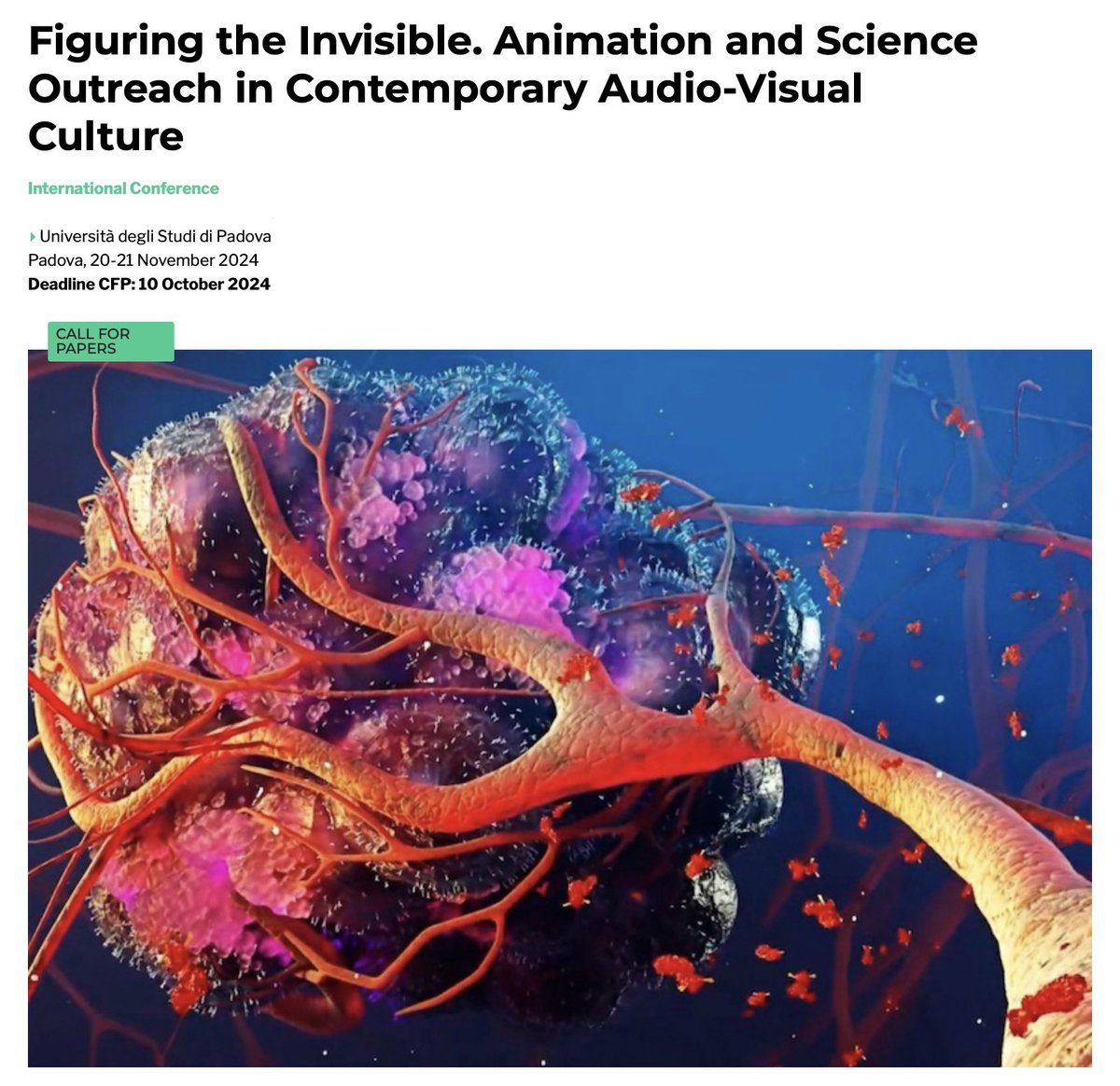 A new FICTA SciO conference is coming: Padua, November 20-21, 2024.

Find the CFP here: consultacinema.org/2024/07/11/fig… (thanks to the CUC). 

The proceedings will be published on Open Research Europe (open-research-europe.ec.europa.eu)