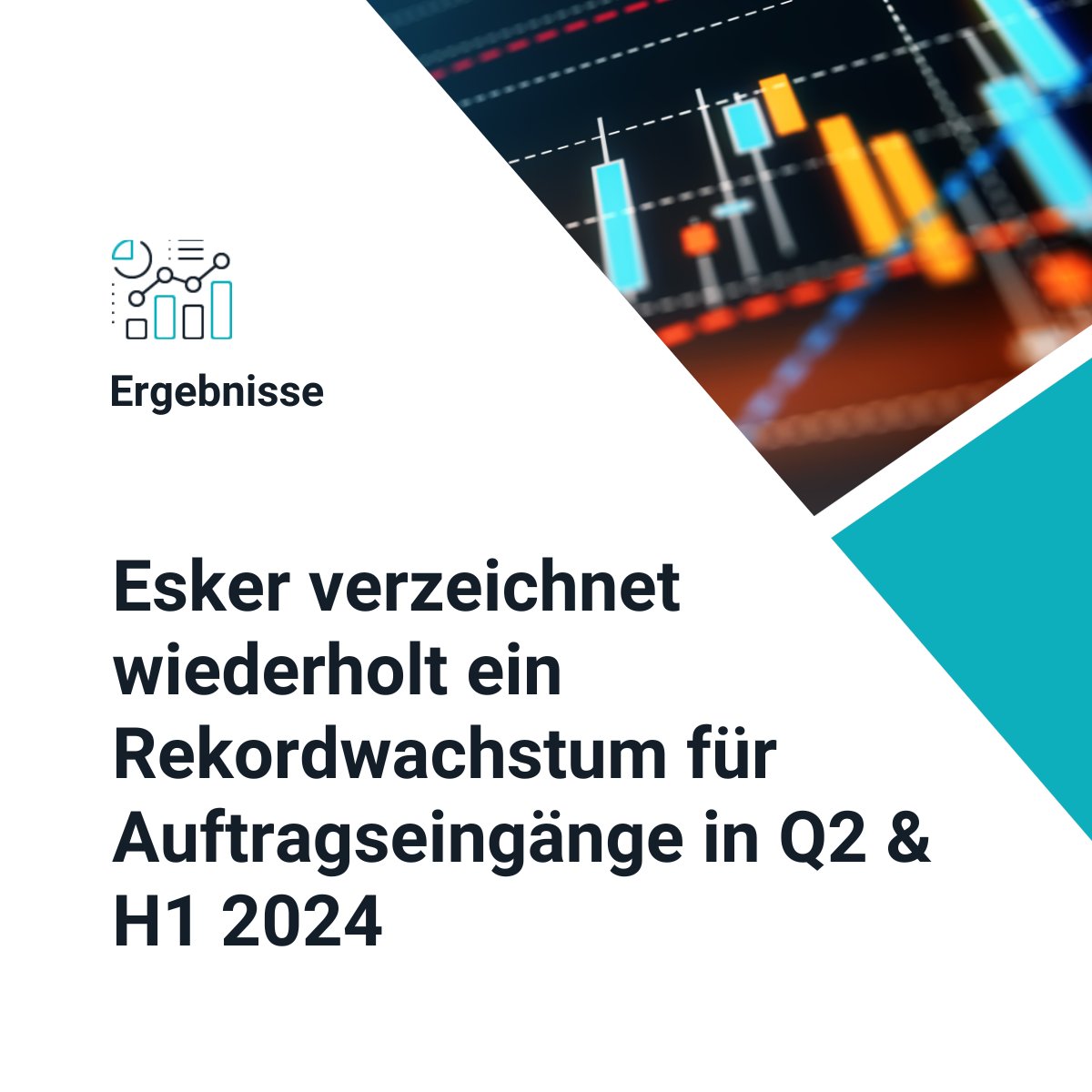 e_integration_'s tweet photo. Der Umsatz von Esker stieg im zweiten Quartal 2024 um 14 % gegenüber dem zweiten Quartal 2023. Dies ist erneut unser bestes Quartal und Halbjahr in der Unternehmensgeschichte! 
Mehr in der Pressemitteilung: https://t.co/KJIUv3vg60
#FinancialResults #WeAreEsker #PositiveSumGrowth https://t.co/D47CCOzVHy