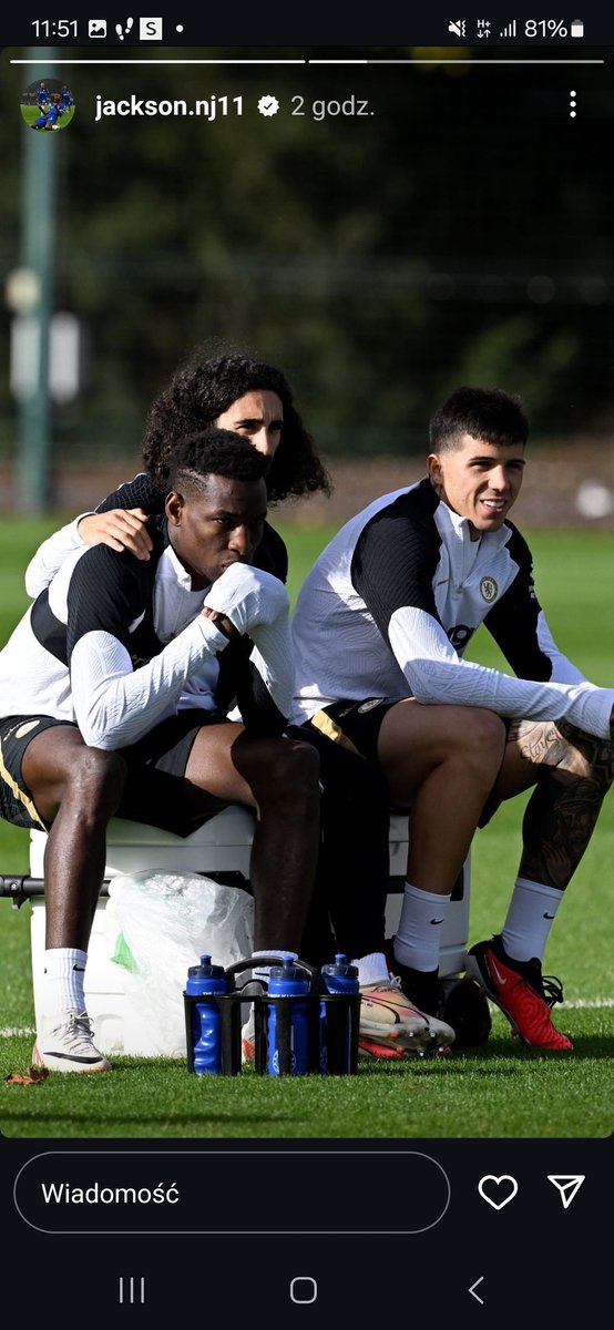 Kamilxp4's tweet photo. Nicolas Jackson is with Enzo 🥰

#CFC #Enzo #CopaAmerica2024 #Argentina https://t.co/WSqsKNtmCV