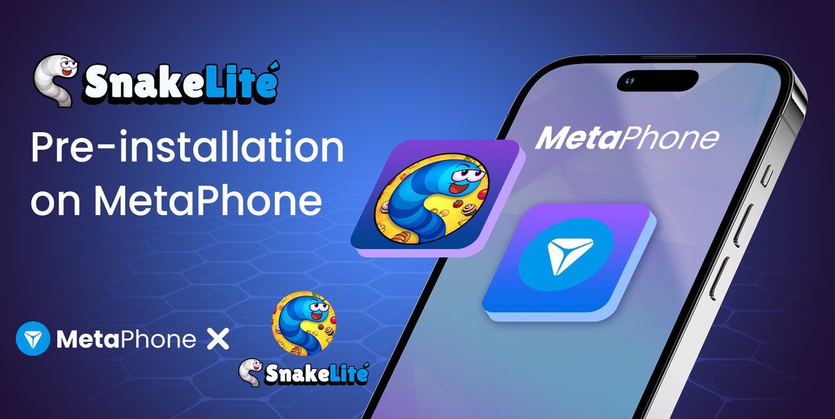 metaphone_ton's tweet photo. 🎉 MetaPhone 🤝 SnakeLite

💎 @snakeliteio, as classic casual game, has hit it big: Top 10 Google Play Apps with 100+ Million Downloads! Now, SnakeLite is on #TON and will be pre-installed in #MetaPhone. 
🎮 https://t.co/ESbk4FnUff  

🚀 Together, we flourish #TON community! https://t.co/4uLUL4PQQQ