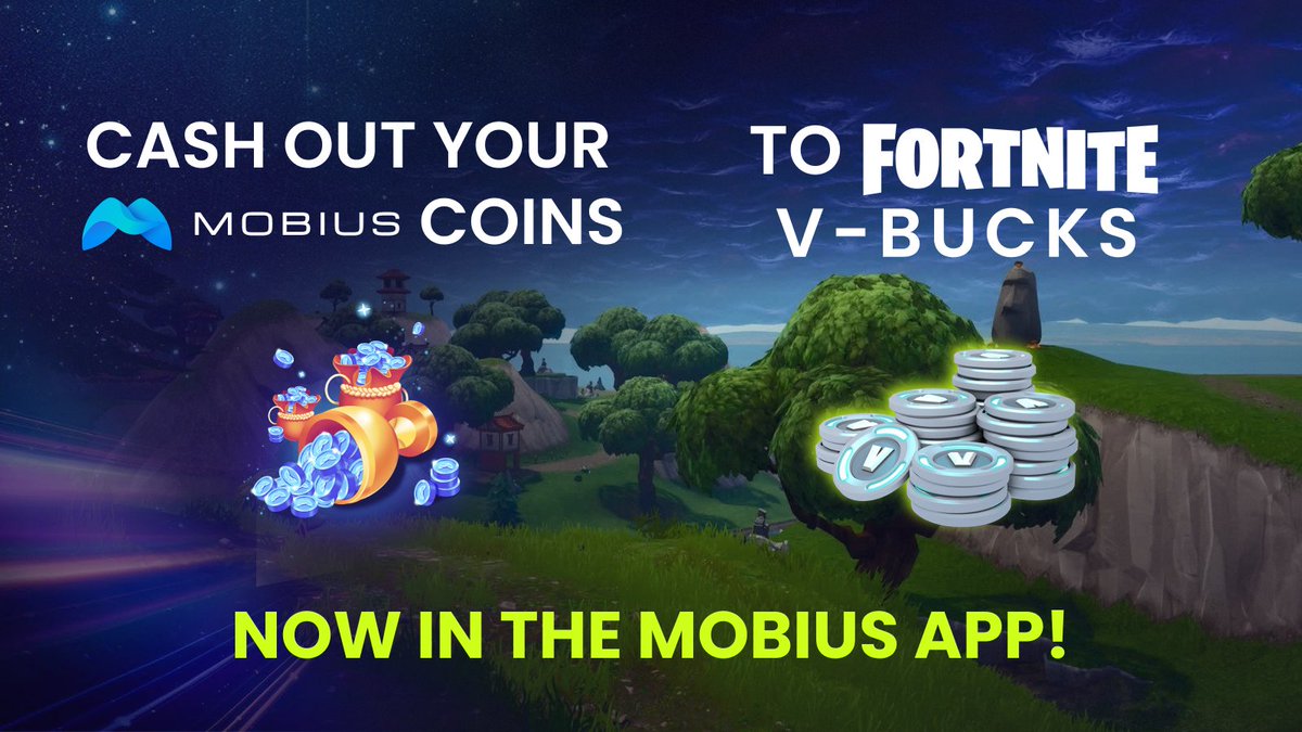 Mobius (@playmobius) on Twitter photo Attention <a href="/FortniteGame/">FortniteGame</a> players!
You can now use your Mobius coins to buy V-bucks gift cards directly in the Mobius app.
Get paid for gaming with Mobius - Download the Mobius PC app at overwolf.com/app/Mobius_Gam…
#Fortnite #vbucks Attention <a href="/FortniteGame/">FortniteGame</a> players!
You can now use your Mobius coins to buy V-bucks gift cards directly in the Mobius app.
Get paid for gaming with Mobius - Download the Mobius PC app at overwolf.com/app/Mobius_Gam…
#Fortnite #vbucks