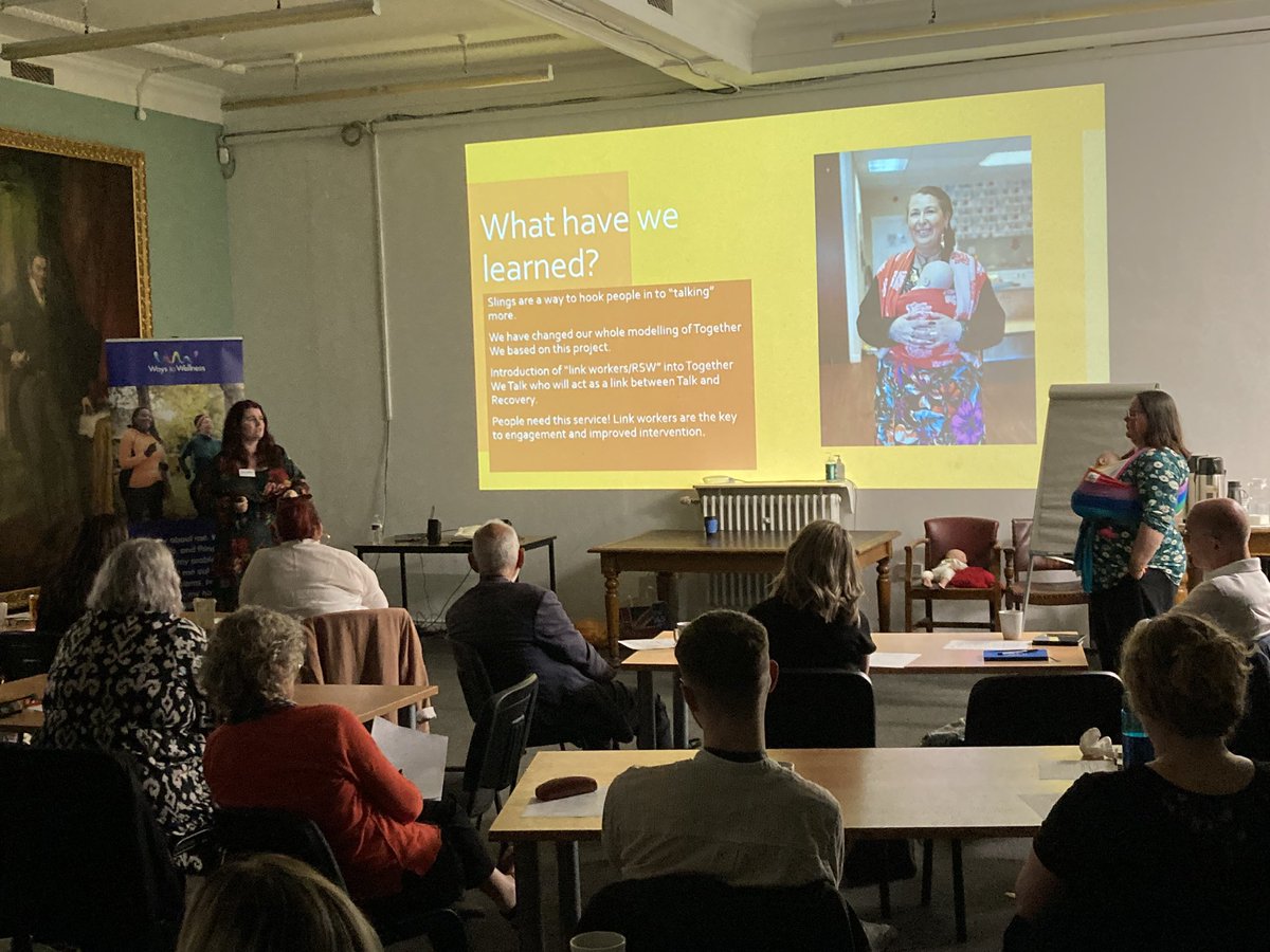 ways2wellnessUK's tweet image. ‘Link workers are the key to engagement and improved intervention’. Fantastic learning from Together We CIC, the Maternal Mental Health Service prototype in North Cumbria. #socialprescribing #linkworker