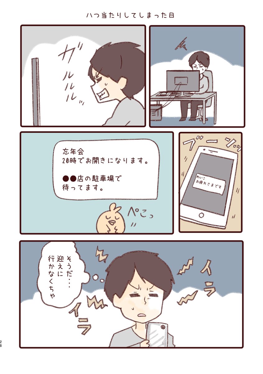 八つ当たりしてしまった日  1/4