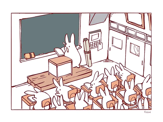 遅刻うさぎ 
