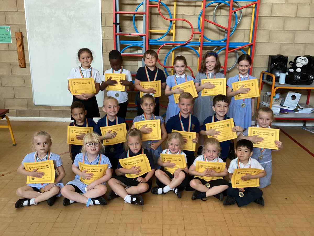 IntakeSchool's tweet photo. The BIGGEST congratulations to our Infant Merit Award Winners!!!!! They have really impressed their teachers all year long with fantastic learning and amazing attitudes - WELL DONE ⭐️⭐️⭐️⭐️⭐️⭐️⭐️ https://t.co/GUTEOdzs4z