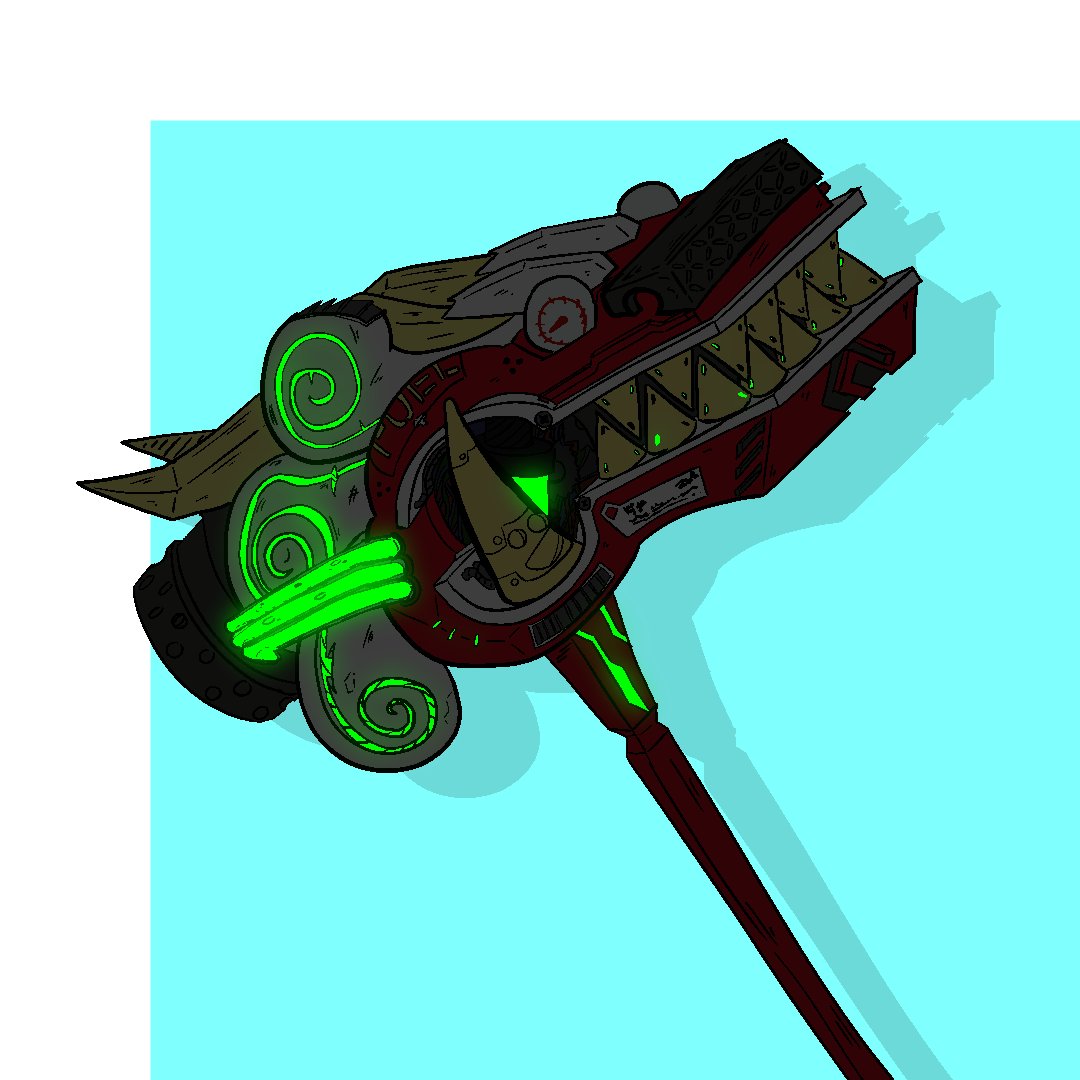 CaptNamu's tweet photo. hehehehhhee kijiya's hammer (+booster)

#kijiya #zint #art https://t.co/ncmI2juzJ6