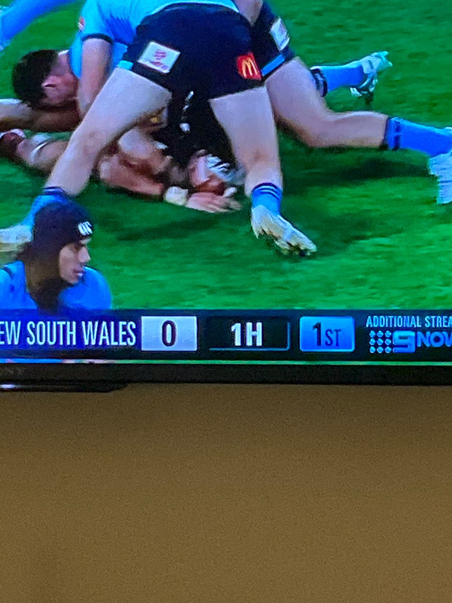 _Turkeyleg_'s tweet photo. Can someone tell @Channel9 that the State of Origin time says ‘1H’? I mean, it’s great that there’s essentially infinite time, but… #StateOfOrigin2024 https://t.co/h7FIh2MzAX