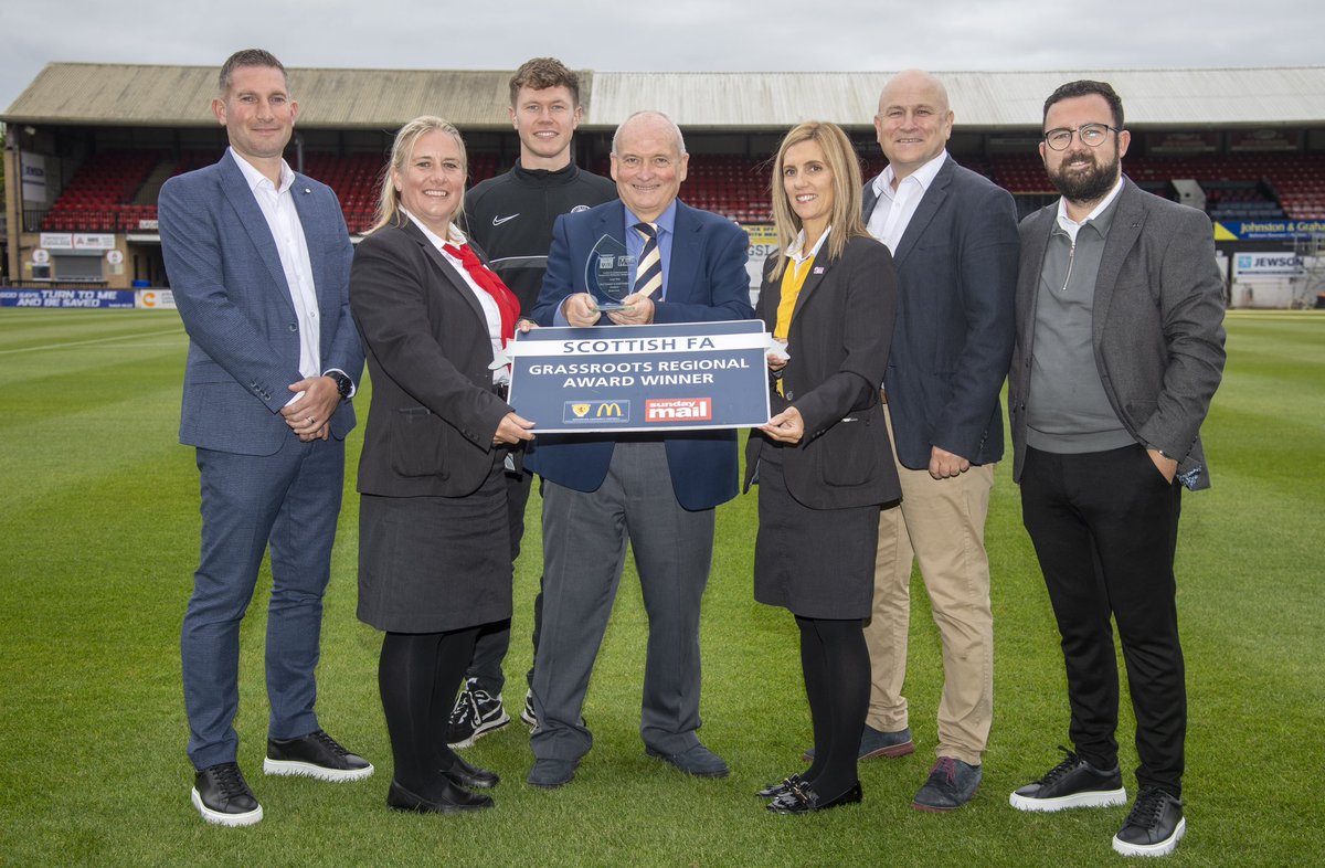ScotFASouthWest's tweet photo. #GrassrootsFootballAwards 🦸‍♀️🦸‍♂️

Congratulations to the Scottish FA South West Regional winner of Best Community For All Project in Football 2024, @officialEKFC 👏⚽️

 @FunFootballUK @McDonaldsUK @Sunday_Mail https://t.co/gWf0JKaiGB