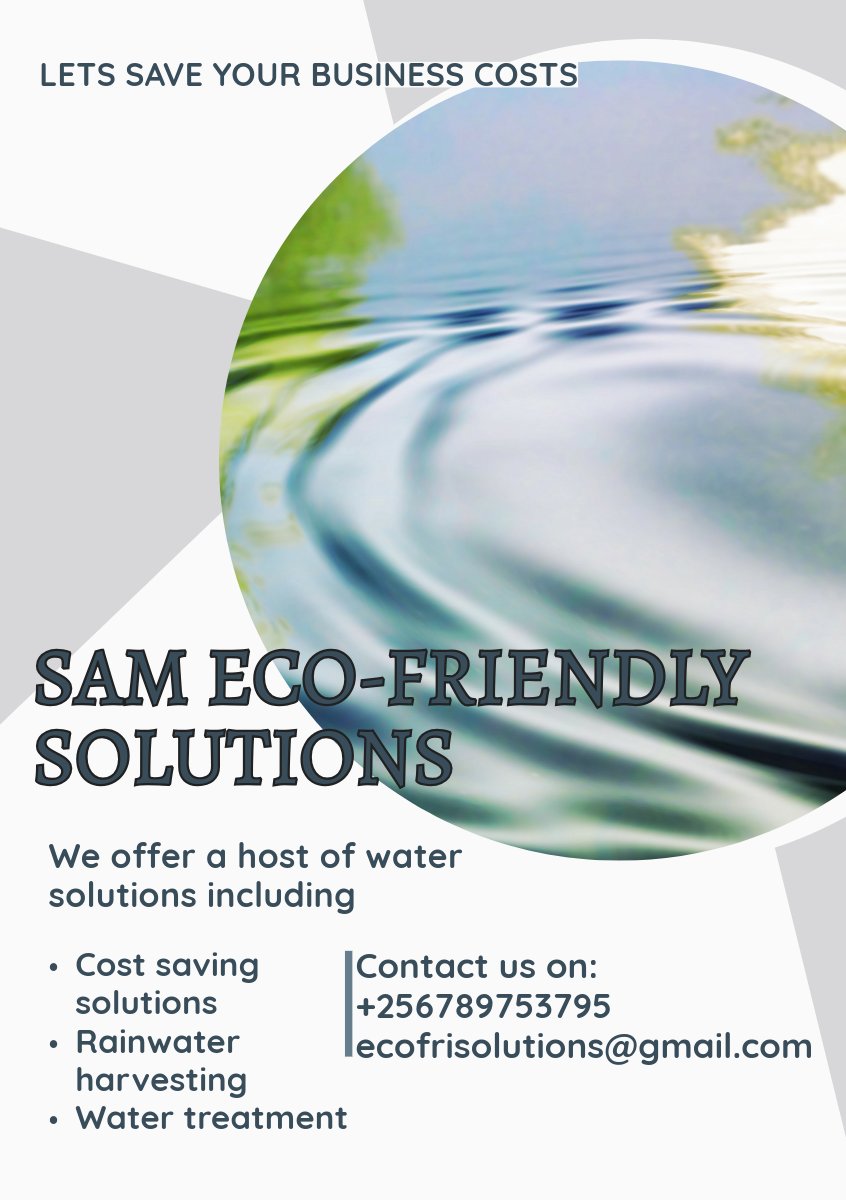 samecosolutions's tweet photo. Let's save your business costs as we front sustainability and climate change adaptation. https://t.co/tIabgcbWhz
