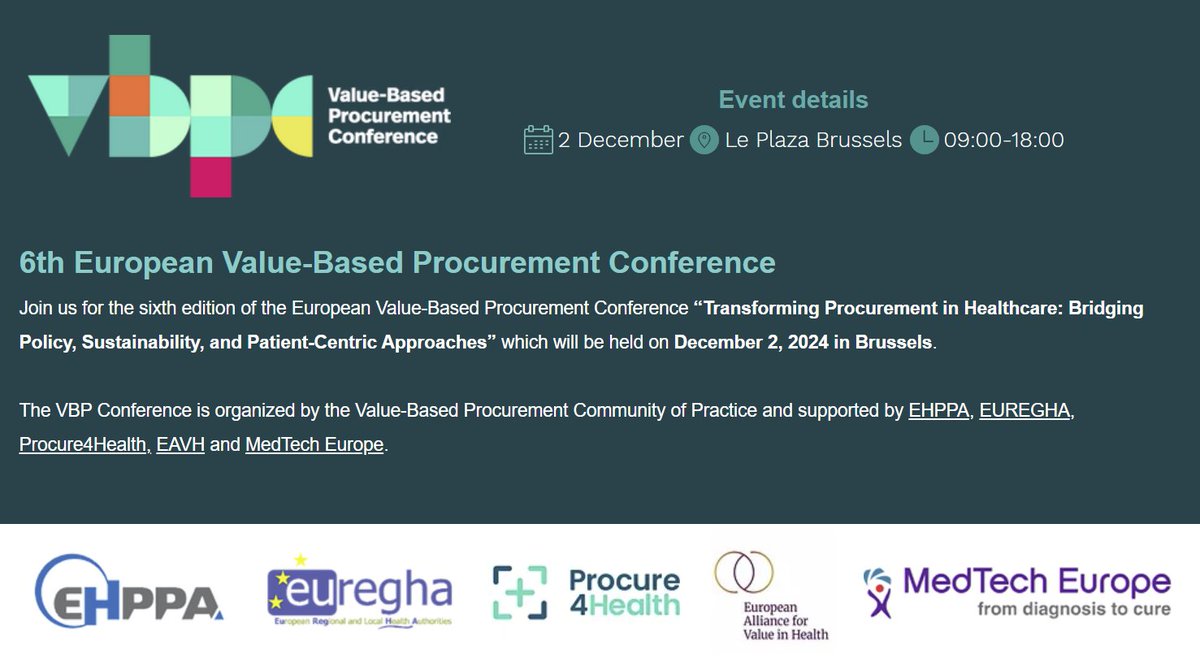 European Alliance for Value in Health tweet media