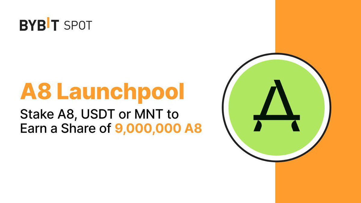 The new Launchpool on <a href="/Bybit_Official/">Bybit</a> is already live!
Lets earn some $A8 from <a href="/Ancient8_gg/">Ancient8</a>
Same strategy as always! 
Stake 2k $USDTLoan 5k $MNT and stake them!