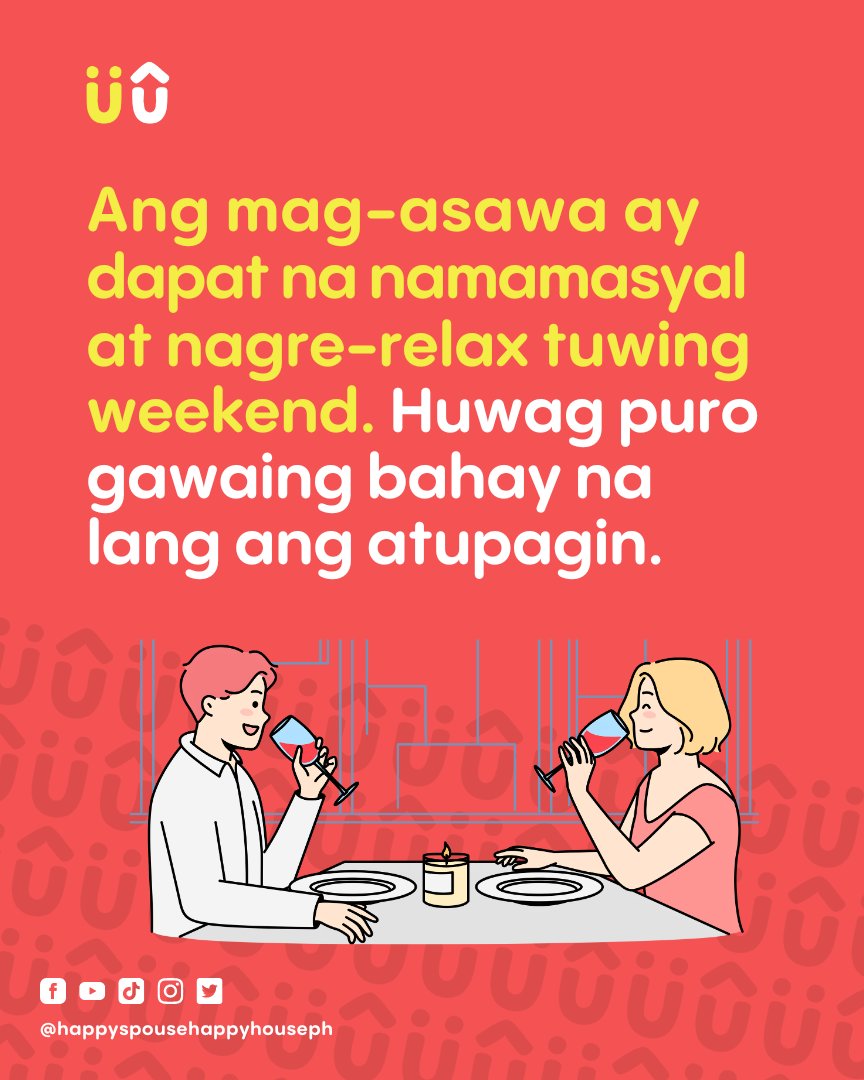 happyspouseph's tweet photo. 📷 Ang weekend ay para sa pahinga at bonding time! Maglaan ng oras para sa isa't isa at mag-enjoy sa mga simpleng bagay na magkasama. 📷

#WeekendGetaway #CoupleGoals #BawatPamilyaMayPagasa #HappySpouseHappyHouse https://t.co/19XgC8I1Xu