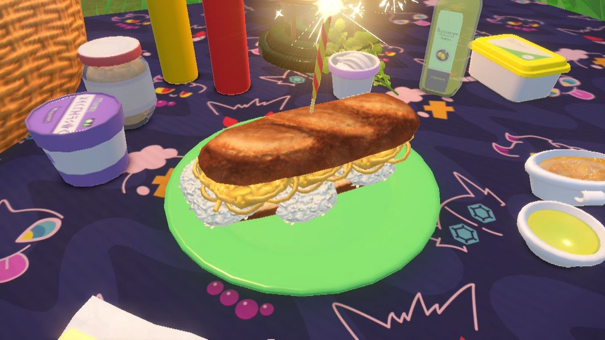 팔데아에선 한 번에 먹어요