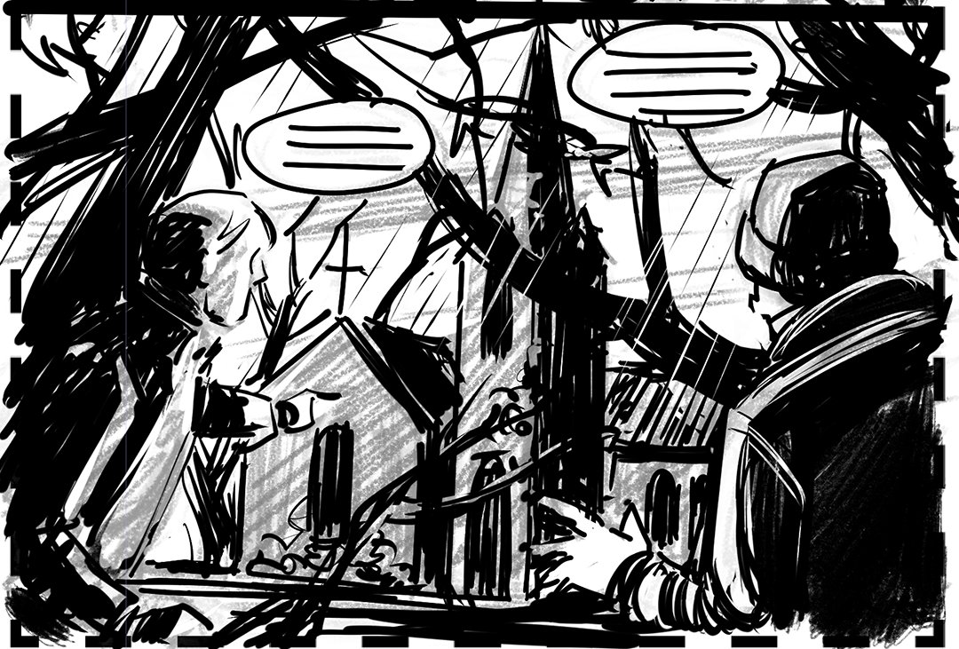 Jaime Huxtable (@jaimehuxtable) on Twitter photo Some more 'Out There' process - final inks, pencils and original thumbnail. I try to work out the shadows at the very beginning - sometimes I stick to it, sometimes I don't! 'Out There' is written by <a href="/dlumsdenfilm/">David Lumsden</a> - pick up a copy from his webshop: davidlumsden.com/shopcomics/out… Some more 'Out There' process - final inks, pencils and original thumbnail. I try to work out the shadows at the very beginning - sometimes I stick to it, sometimes I don't! 'Out There' is written by <a href="/dlumsdenfilm/">David Lumsden</a> - pick up a copy from his webshop: davidlumsden.com/shopcomics/out…