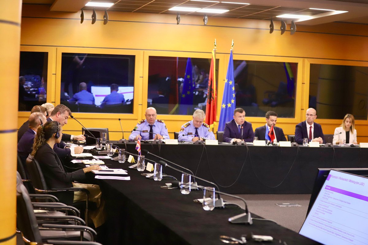 Ministers <a href="/taulantballa/">Taulant Balla</a> <a href="/XSvecla/">Xhelal Sveçla</a> today co-chaired with Stuart Skeates, Director-General <a href="/homeoffice/">HomeOffice</a>, the latest regular meeting of our Joint Oversight Committee and agreed how the UK, Albania and Kosovo will do more together to tackle irregular migration and smash the gangs.