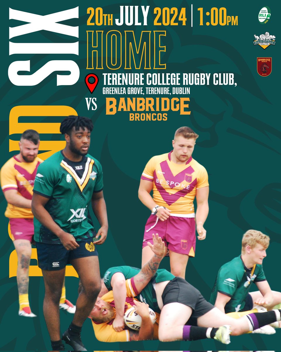 Dublin City Exiles Rugby League tweet media