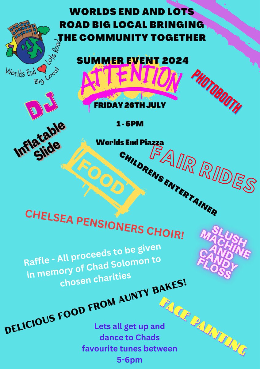 Come along to our annual summer event! It is an amazing day and not be be missed...