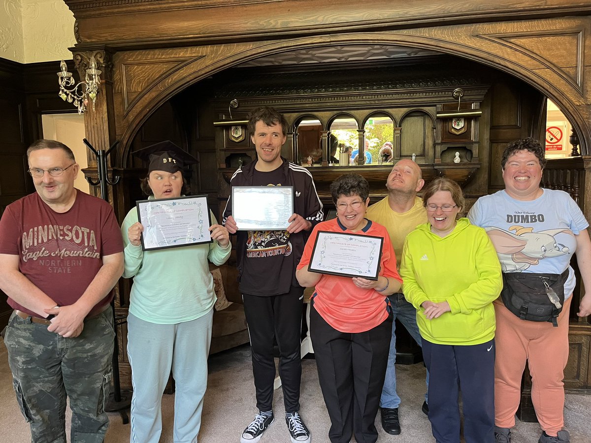 Morning today is a proud day as the people who completed the Self Advocacy Training in 2020 during lockdown receive their certificates.   Congratulations everyone