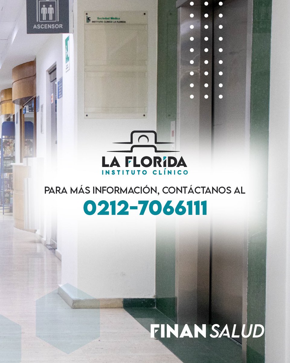 ¿Conoces nuestro plan de financiamiento FinanSalud? 🤔

Planifica con nosotros tus futuras cirugías💉 Y paga en cómodas cuotas en un plazo de 3 a 8 meses 😁👩🏻‍💻

Para más información ℹ️ contáctanos al siguiente número 0212-7066111 ☎️ 

#LaFloridaInstitutoClinico #LaFlorida