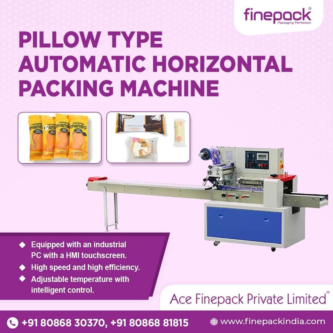 FinepackAce's tweet photo. Revolutionizing Packaging with our Pillow Type Automatic Horizontal Packing Machine!📦

🌐 https://t.co/EoAZ0ApWR3
📧 info@finepackindia.com
💬 WhatsApp: https://t.co/beOVtOYPZi
#AceFinepack #PackagingMachinery #PackagingSolutions #PackagingInnovation #HorizontalPackingMachine https://t.co/iIwRMwwxRY