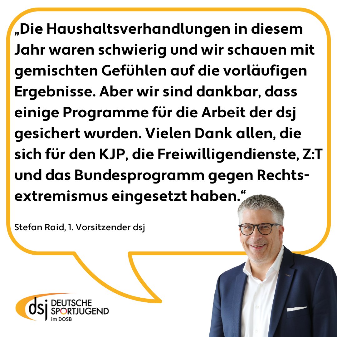 dsj4sport's tweet photo. Was bedeutet der Entwurf des #Bundeshaushalt2025 für den Kinder- und Jugendsport❓Das #Bundeskabinett hat heute über den ersten Vorschlag beraten. 
Unser #Fazit: Eher gut bis gemischt.
#Danke an alle, die sich bisher bei dem Spardruck gegen #Kürzungen eingesetzt haben. #Haushalt https://t.co/Aaqo2zBPQj