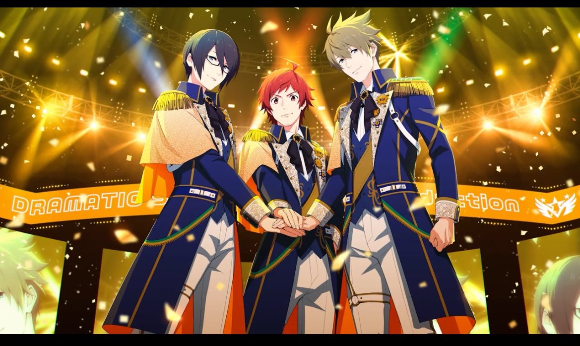 mlovecake_2's tweet photo. #SideM10周年生配信

10年前、お互い背中向けていた３人が
10年後、お互い向かい合って手重ねてるんですよ https://t.co/9z4DDEhggt