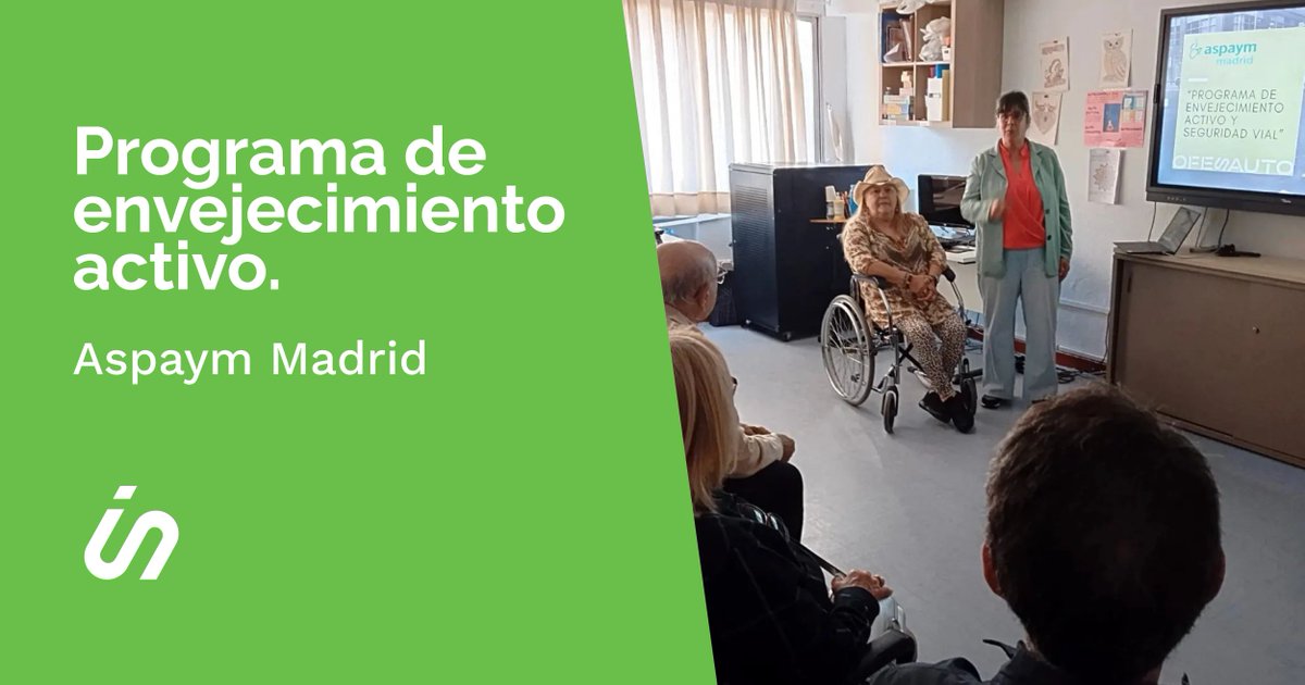 OFESAUTO's tweet photo. 👵🏼 Nos enorgullece formar parte del proyecto "Envejecimiento activo y Seguridad Vial" de @aspaym_madrid
👉🏻 Si tienes un proyecto cuyo objetivo esté alineado con nuestra misión, preséntalo a #isOFESAUTOfinanciación2024
https://t.co/V9039fRJ0h https://t.co/RMWtNvujBq