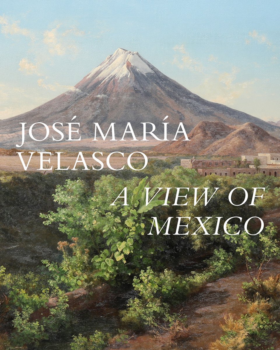 See the first UK exhibition of Mexico’s much-loved artist, José María Velasco 📣
 
This exhibition will feature monumental paintings and detailed studies of the Mexican landscape, celebrating Velasco’s place among the great 19th-century landscape painters: bit.ly/3WrjwJo