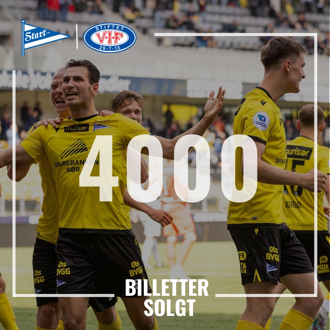 ikstart's tweet photo. 4000 billetter✅

Bli med på fotballfesten 20. juli mot Vålerenga!⚽️☀️

🏟️ Sparebanken Sør Arena
⏰ 16:00
🎟️ https://t.co/4wu6OSbGFg https://t.co/lUGNhmPgAi