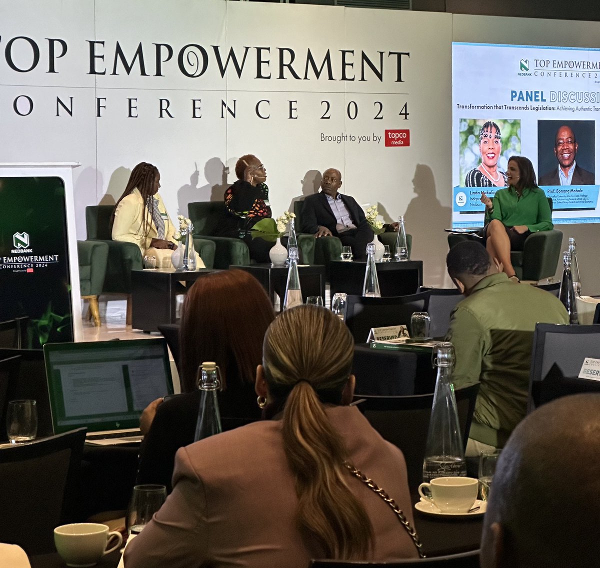 “Can we all be self-appointed transformation officers.” - Linda Makalima #NedbankTopEmpowerment <a href="/TopEmpowerment/">TopEmpowerment</a>