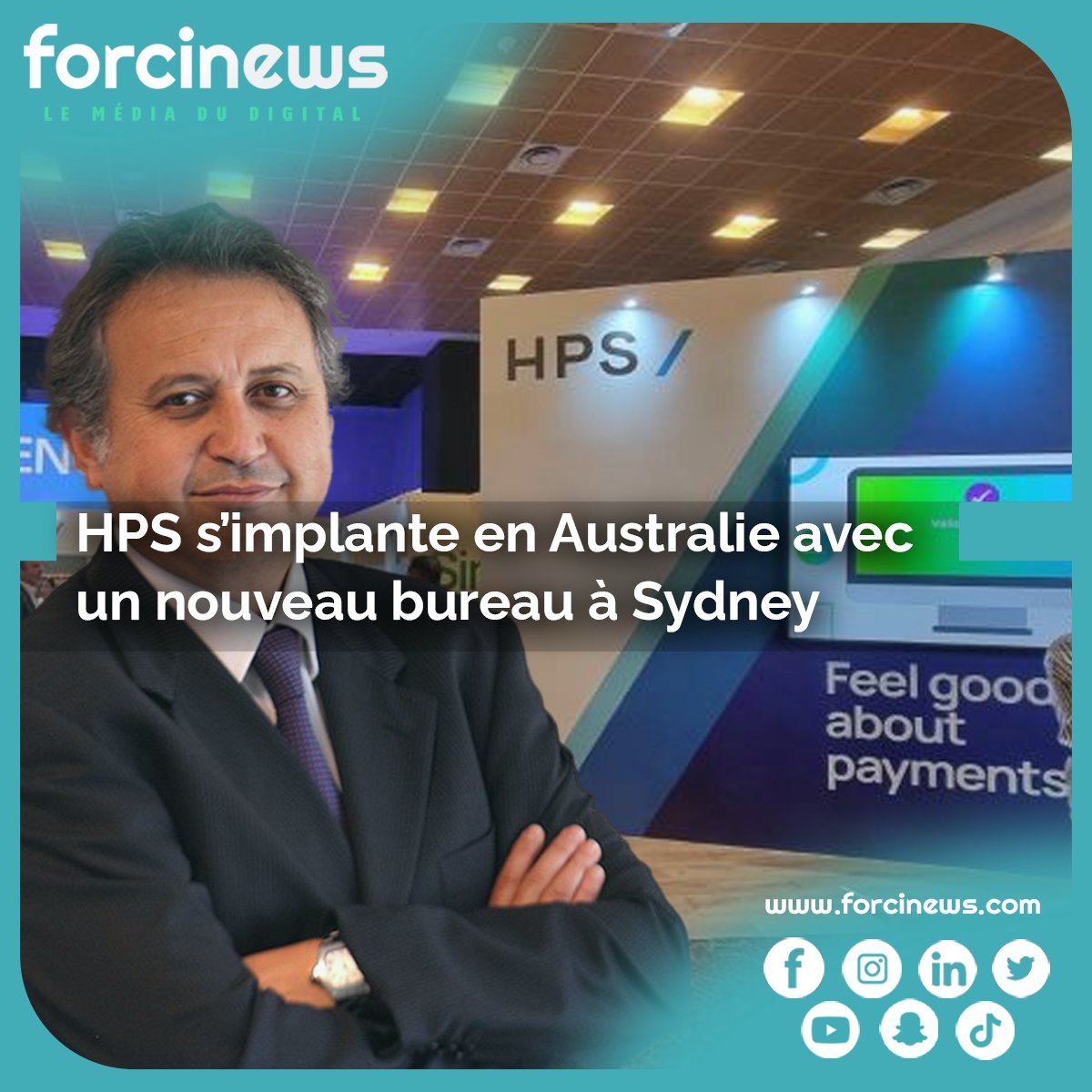 ForciNews's tweet photo. ✨ HPS s’implante en #Australie avec un nouveau bureau à Sydney
↪ https://t.co/NXUsfGEgy0

#Forcinews #HPS #IT #Maroc #EntreprisesMarocaines #Internationalisation #Investissement https://t.co/95LT7kQ6SQ