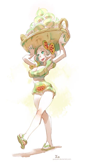 Some fresh melons 