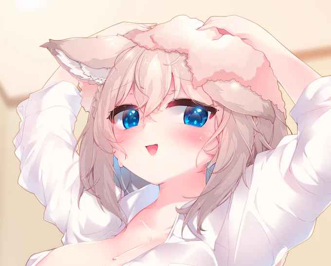 すけb1枚納品しました!(NSFW) #もふに内緒
