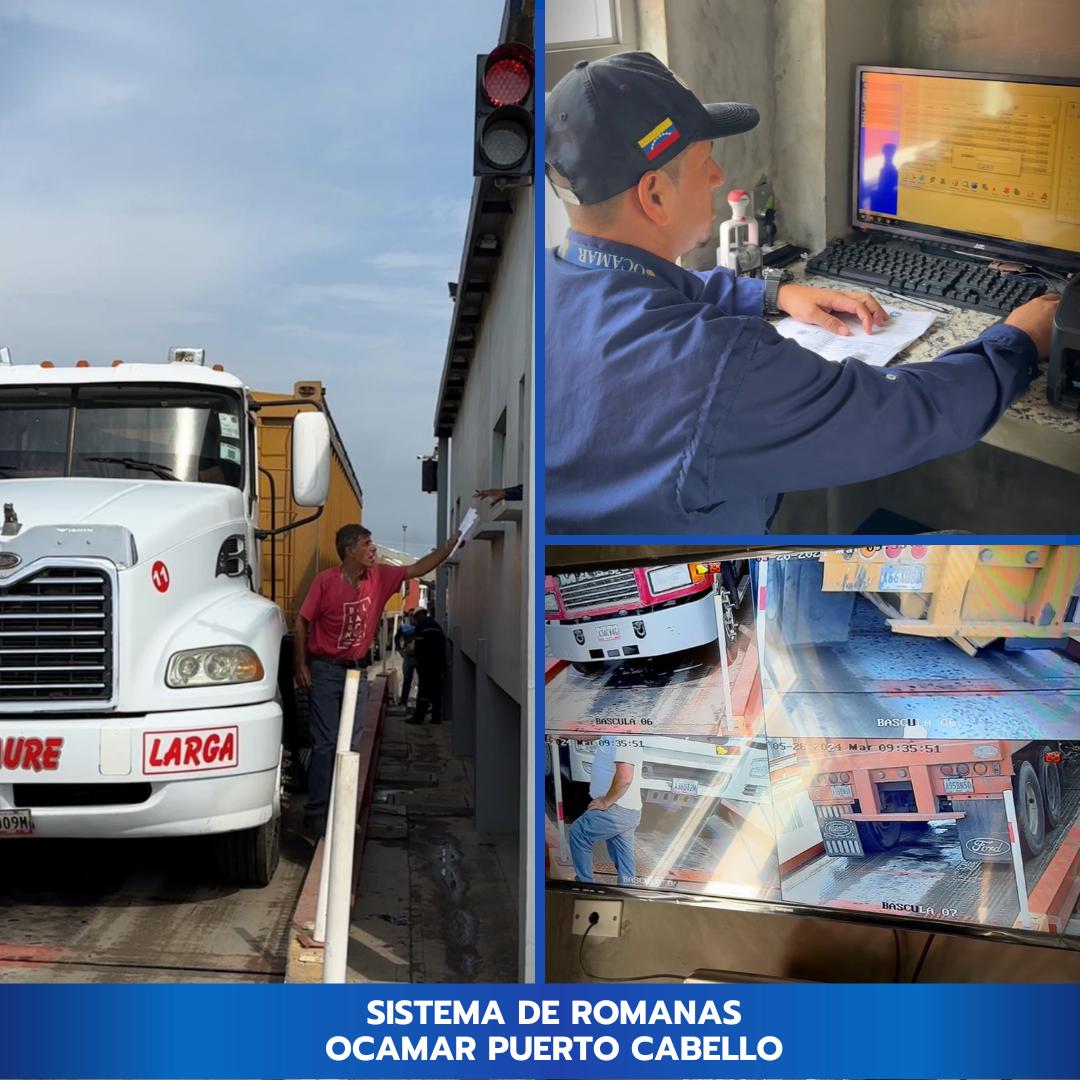 OcamarV's tweet photo. ¡En #OCAMAR somos #DesarrolloPortuario! ⚓⛴️.
Contamos con nuevas romanas de pesaje conectadas al sistema automatizado SISCOMAR, registrando con precisión el peso de la carga, transporte, transportista, fecha y hora de despacho en tiempo real. https://t.co/Q3DDteuUDG
