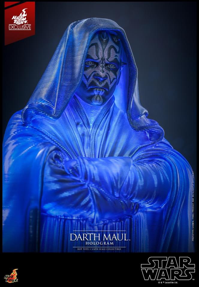one6Update's tweet photo. #HotToys announced #DarthMaul hologram. This is limited to 1500 units.
#SWTPM #ThePhantomMenace #StarWars
#Lucasfilm #HotToysCollectibles #SixthScale #thedarkside #ホットトイズ https://t.co/DhbFwUEXTM