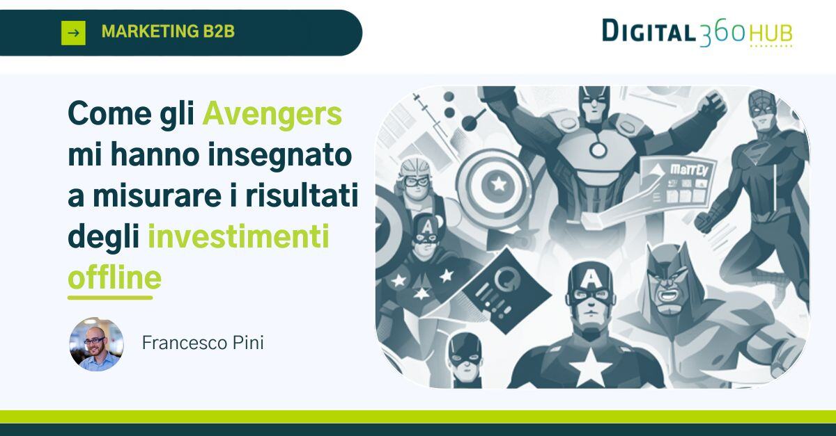 🎬 Maggio 2019: sala piena, mormorii di attesa e... Avengers: Endgame! Da quel momento la parola "ineluttabile" è entrata nel nostro lessico. Ma cosa ci insegna questo fenomeno nel mondo del marketing?
Ce lo scrive Francesco Pini nell'ultimo articolo: bit.ly/3W6zRBG