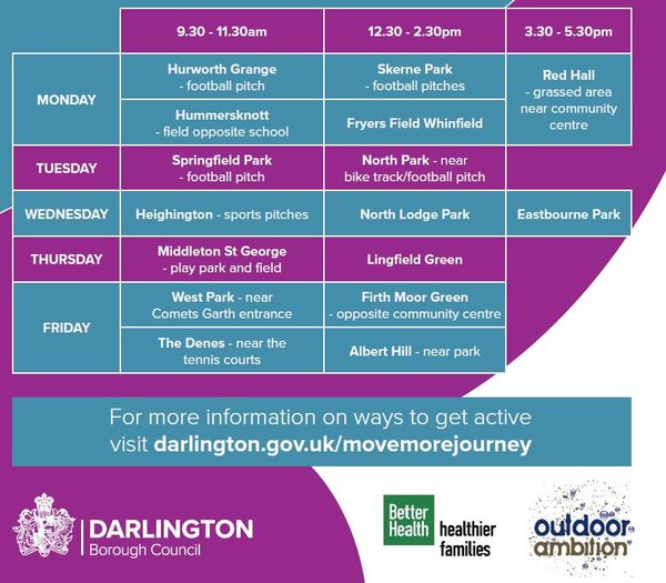 With children about to finish school for summer, Darlington Borough Council are running FREE holidays activities during the school holidays (not including bank holidays) - across different locations in the town, beginning Monday 29 July ⬇️

ow.ly/r2Cj50SCcvz