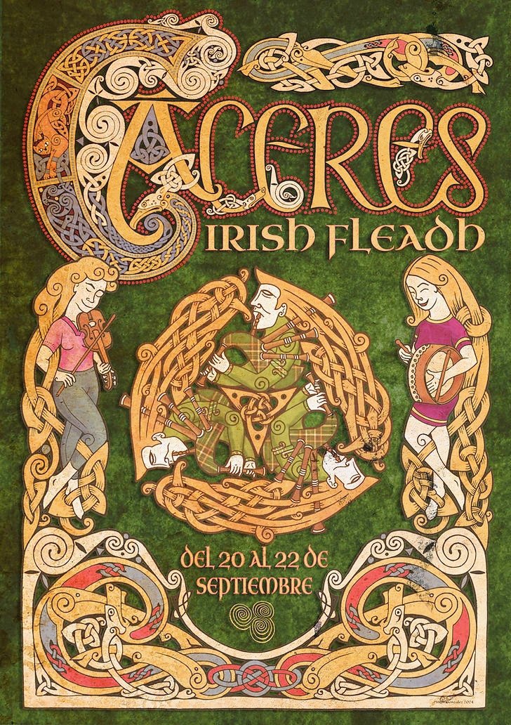 MyrkvidrB's tweet photo. Ya está funcionando la web del #CáceresIrishFleadh con la programación y fechas de este año, aún falta alguna sorpresina por desvelar pero ya podéis ir reservando hotel. Un año más la fiesta más #Irish☘️ de la Península Ibérica lleva cartel asturianu 😁
https://t.co/QOwVPcyl15 https://t.co/Y0qDV4eiOm