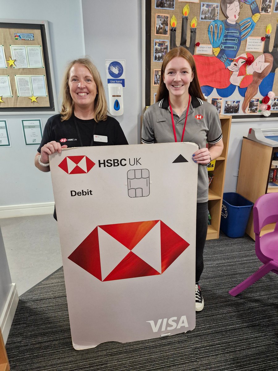 HagleyPrimary's tweet photo. A huge THANK YOU to @HSBC_UK for attending our school to talk all things money with a large number of our children. https://t.co/a5Zh6psqPw