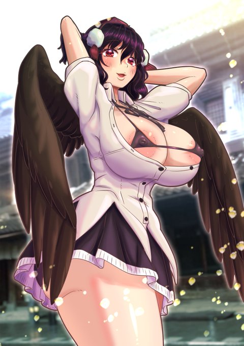 【東方Project】町中のビキニあやや【夏だね】 | キリモミスト イラスト絵描きました!
きわめてお上品に仕上がりました。(射命丸) 