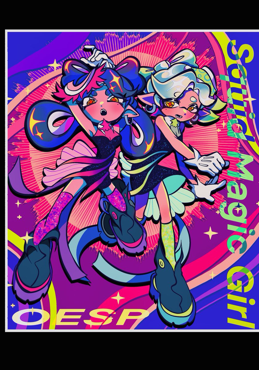 O_E_S_P's tweet photo. ✨ Squid sisters ✨

#splatoon https://t.co/5W7zEPOZGr