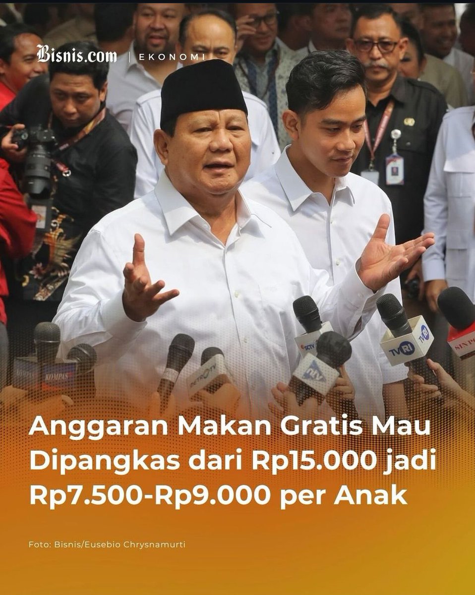 Stakof's tweet photo. Setelah dipotong-potong korupsi, sisanya adalah... https://t.co/qc4u6ypRUD