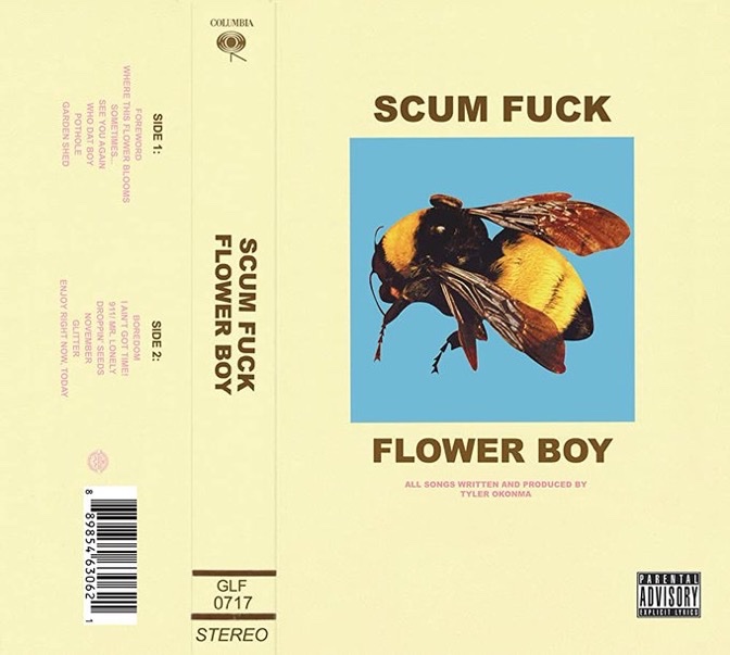 OddFuturePage's tweet photo. 7 years ago today, Tyler, The Creator released his album, ‘Flower Boy’ 🌻🐝 https://t.co/U6vCdwwnKT